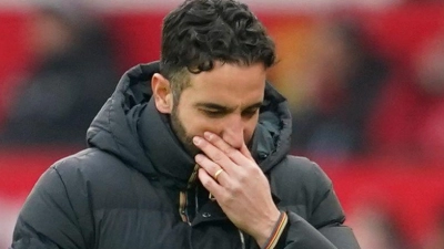 Ruben Amorim ist nicht länger Trainer von Manchester United. (Archivbild) (Foto: Dave Thompson/AP/dpa)