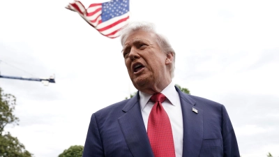 Trump wartet auf eine Antwort aus dem Iran.  (Foto: Jose Luis Magana/AP/dpa)