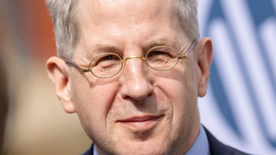 Die im Februar gegründete Werteunion um Hans-Georg Maaßen will rechts von der Union um Wähler werben. (Foto: Michael Reichel/dpa-Zentralbild/dpa)