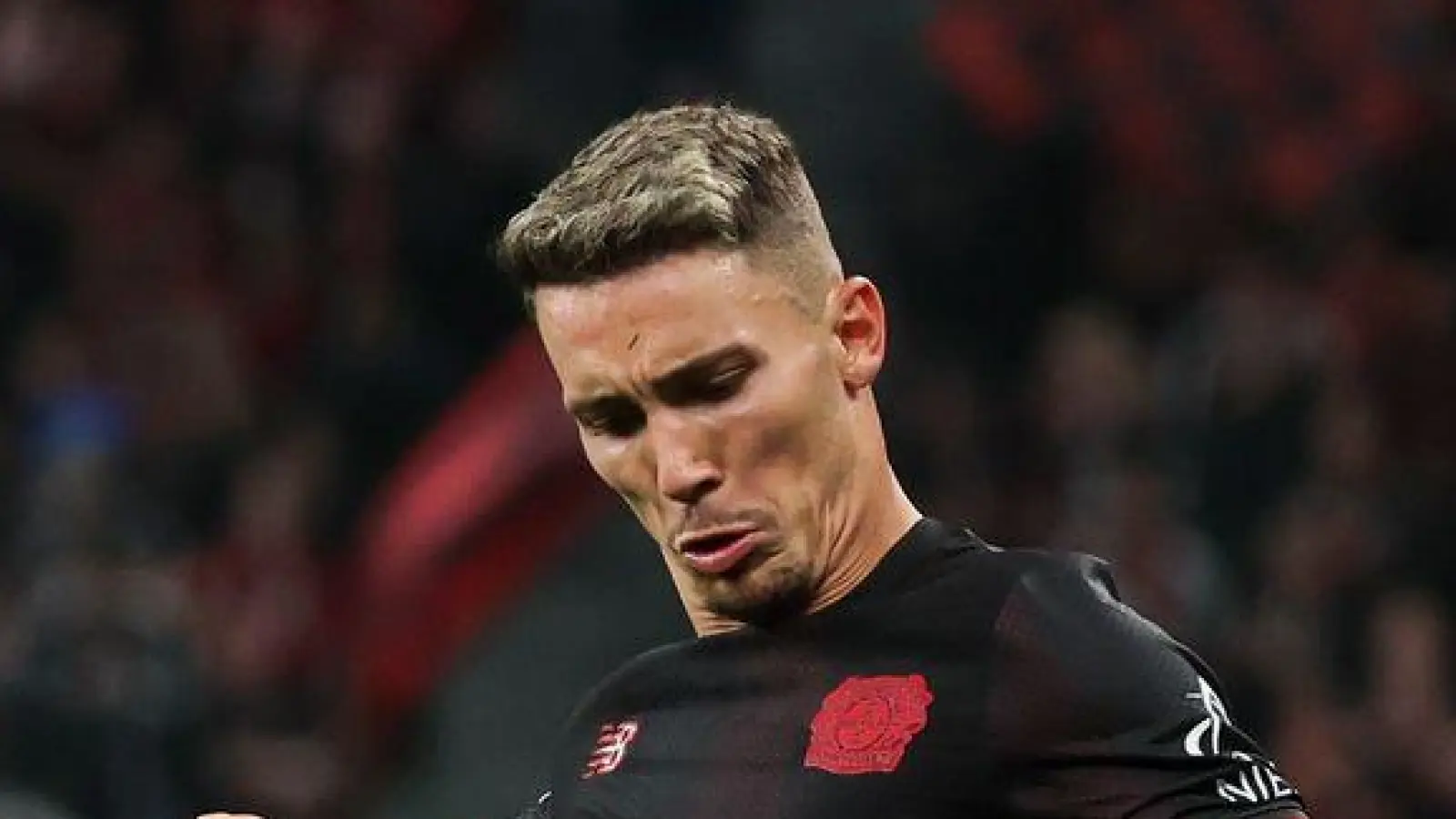 Alejandro Grimaldo verlässt Bayer Leverkusen nach drei Jahren. (Archivbild) (Foto: Christian Charisius/dpa)