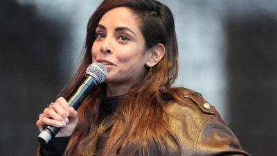 Collien Fernandes, Schauspielerin und Moderatorin, bekam viel Unterstützung. (Foto: Marcus Brandt/dpa)