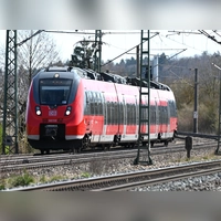 Auf der Linie S4 zwischen Nürnberg, Ansbach und Crailsheim setzt die Deutsche Bahn derzeit Züge vom Typ Talent II ein. (Foto: Manfred Blendinger)