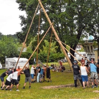 Viel Spaß auf der Kirchweih in Willmersbach. (Foto: Gudrun Schwarz-Köhler)