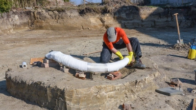 Das in Bayern entdeckte Mammut gibt Aufschluss auch über die Lebensweise der Steinzeitmenschen. (Handout)  (Foto: BLfD Landesamt für Denkmalpflege/dpa)