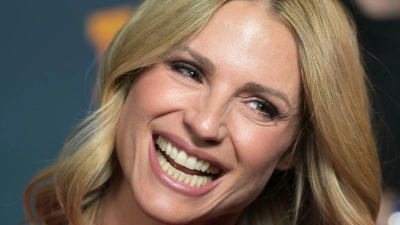 Michelle Hunziker hat nur noch wenig Kontakt zu ihrem früheren Kollegen Thomas Gottschalk. (Archivbild) (Foto: Malin Wunderlich/dpa)