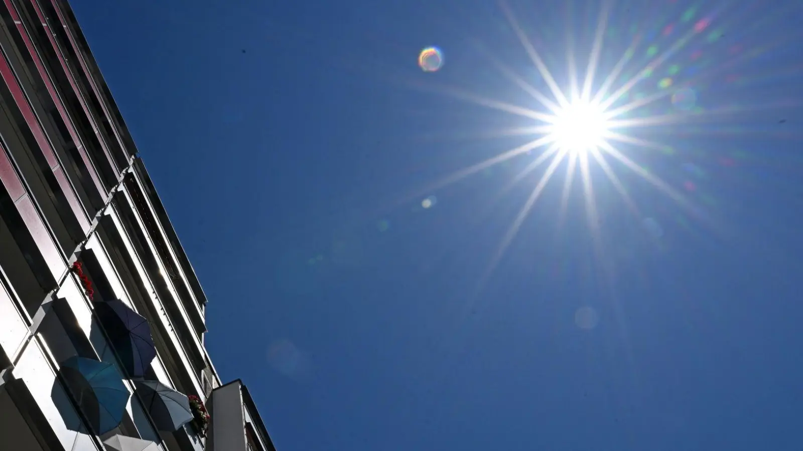 Die Sonne schien mit rund 2100 Stunden so viel wie selten zuvor in Mittelfranken und liegt nur knapp hinter den Rekordhaltern 2022, 2018 und 2003.  (Foto: Martin Schutt/dpa)