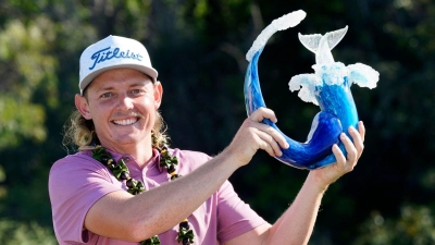 Der 28-jährige Australier blieb bei seinem Sieg beim Tournament of Champions 34 Schläge unter dem Platzstandart. (Foto: Matt York/AP/dpa)