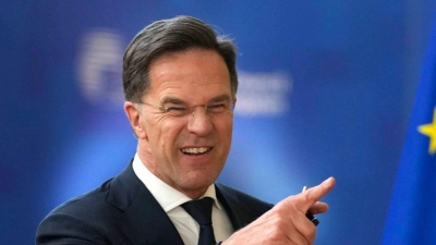 Mark Rutte wird künftig Nato-Generalsekretär sein. (Foto: Virginia Mayo/AP/dpa)