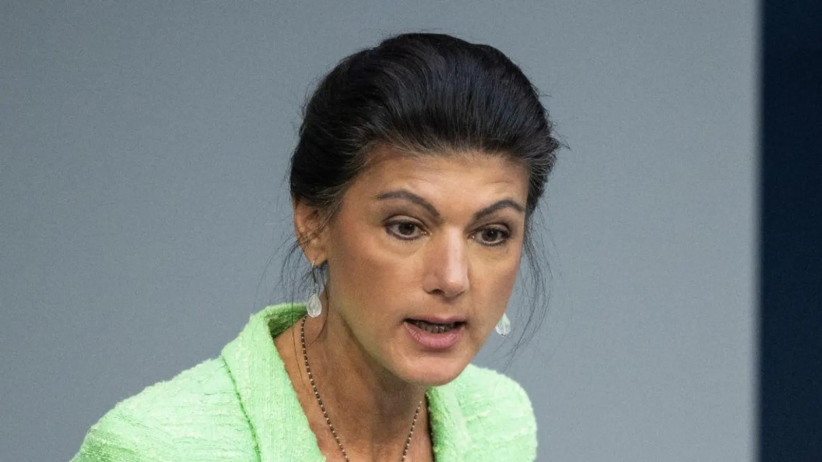 Parteigründerin Sahra Wagenknecht hat die Ergebnisse der Ministerpräsidentenkonferenz kritisiert. (Foto: Hannes P Albert/dpa)