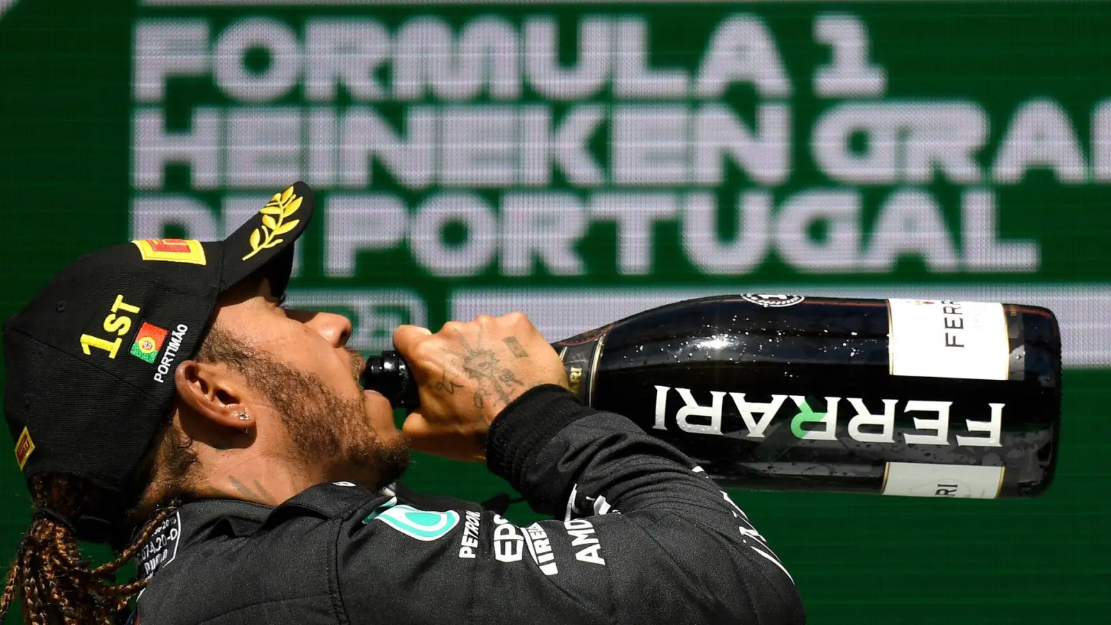Formel 1 zurück in Portugal: Die ersten beiden Rennen in Portimao gewann Lewis Hamilton. (Archivbild) (Foto: Gabriel Bouys/Pool AFP/dpa)
