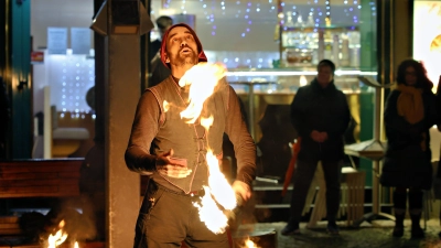 Feuershows in der Altstadt waren eines der Highlights für Besucherinnen und Besucher. (Foto: Zeynel Dönmez)