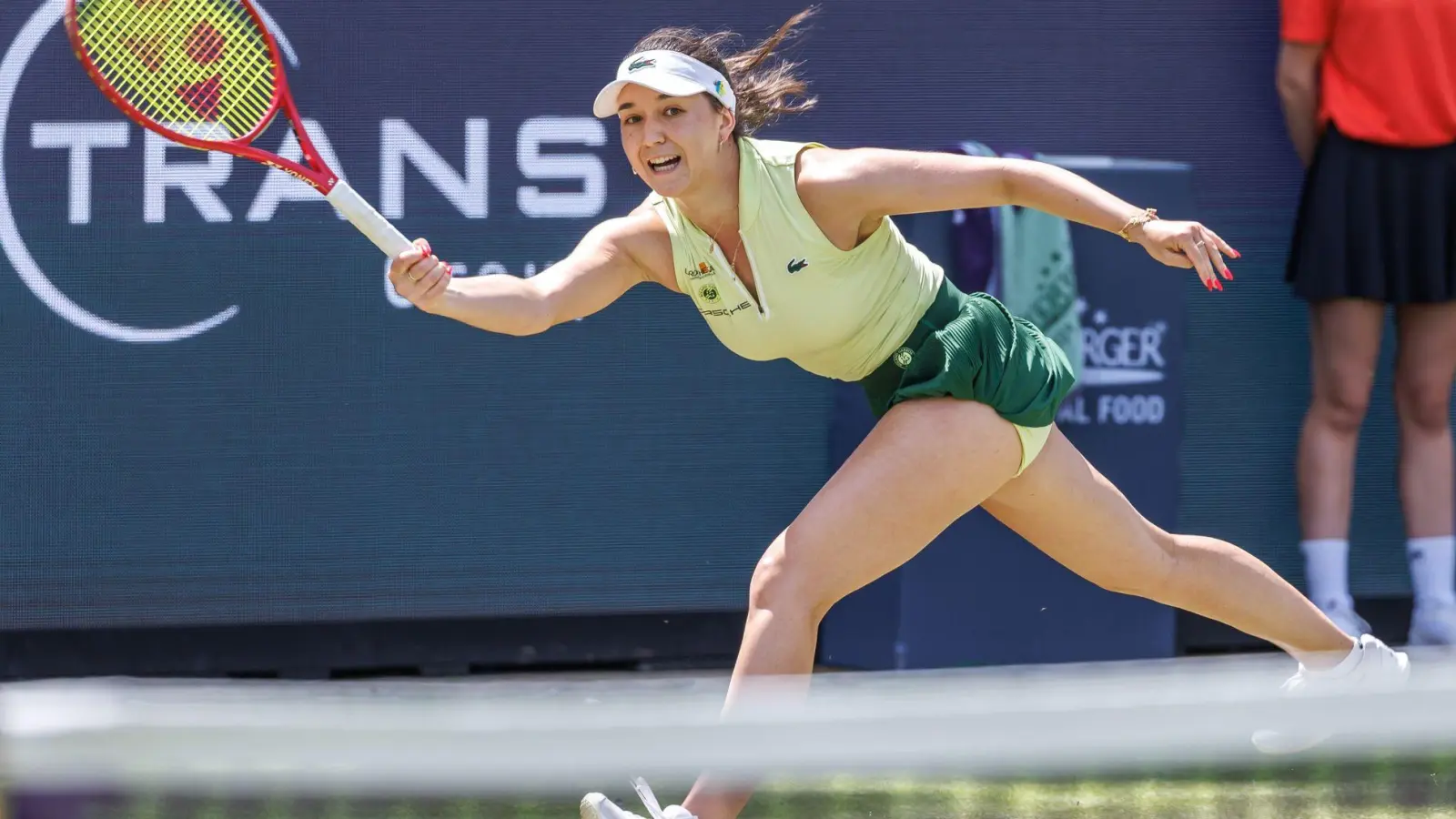 Eva Lys hat das Viertelfinale in Berlin deutlich verpasst. (Foto: Andreas Gora/dpa)