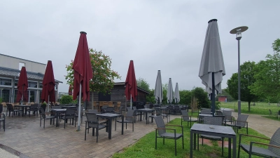 Das Restaurant Salza an der Franken-Therme ist in die Jahre gekommen und soll erneuert werden. (Foto: Anna Franck)