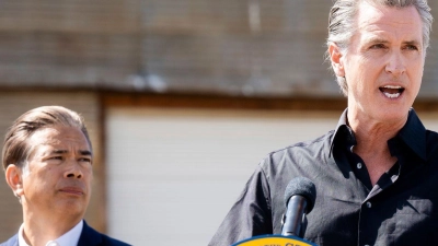 Kaliforniens Gouverneur und sein Generalstaatsanwalt, Rob Bonta, wollen „Verantwortliche zur Rechenschaft ziehen“. (Archivbild) (Foto: Noah Berger/AP/dpa)