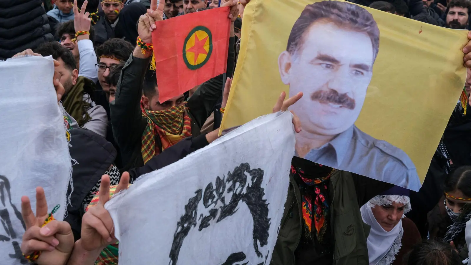 Öcalan hatt die PKK im Februar zur Auflösung aufgerufen. (Foto: Bilal Seckin/SOPA Images via ZUMA Press Wire/dpa)