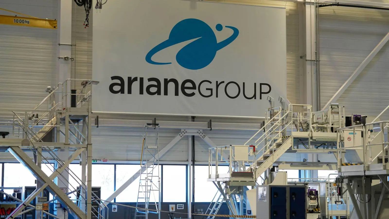 Ein Werk des Raketenherstellers Ariane Group in Frankreich.  (Foto: Thibault Camus/AP/dpa)