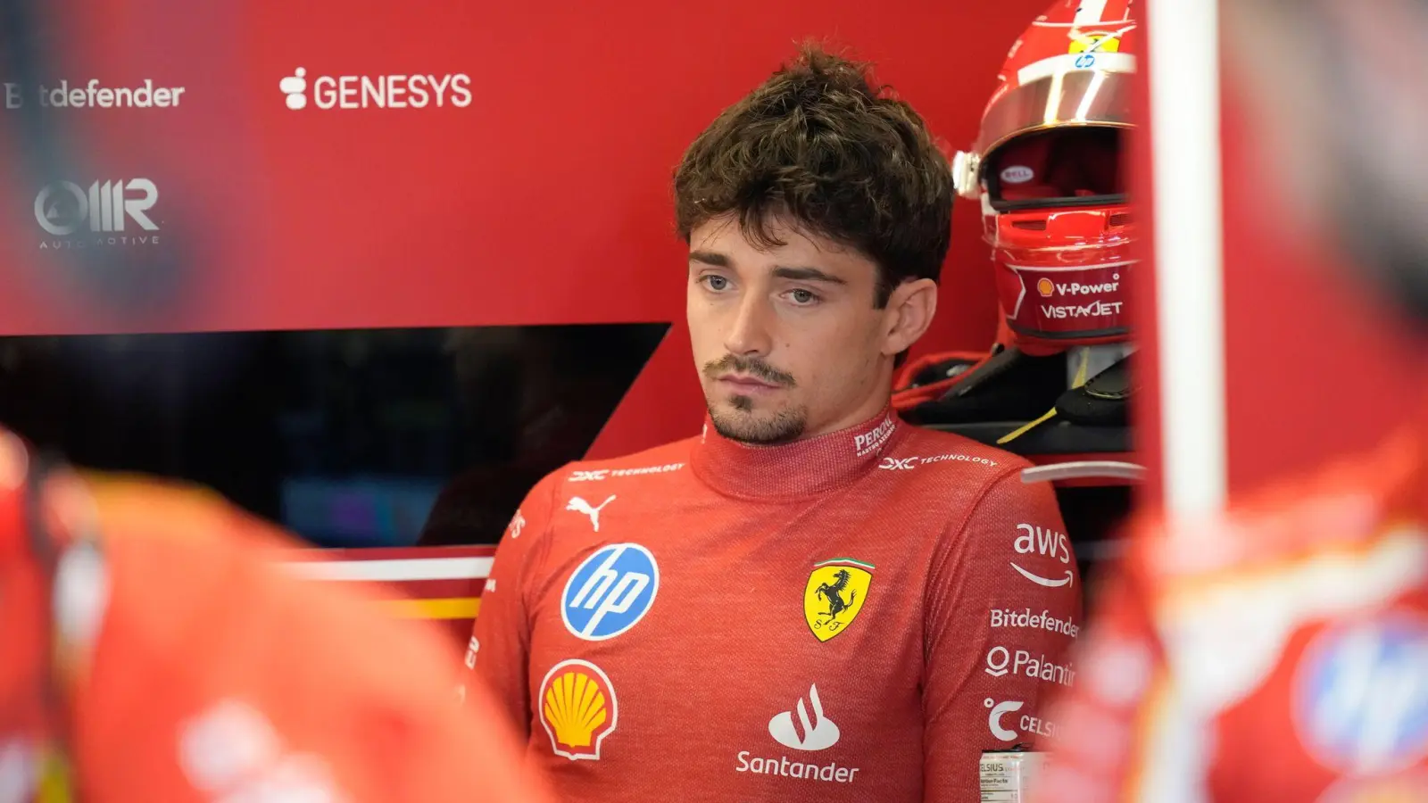 Hatte viel Pech: Charles Leclerc. (Foto: Darko Bandic/AP)