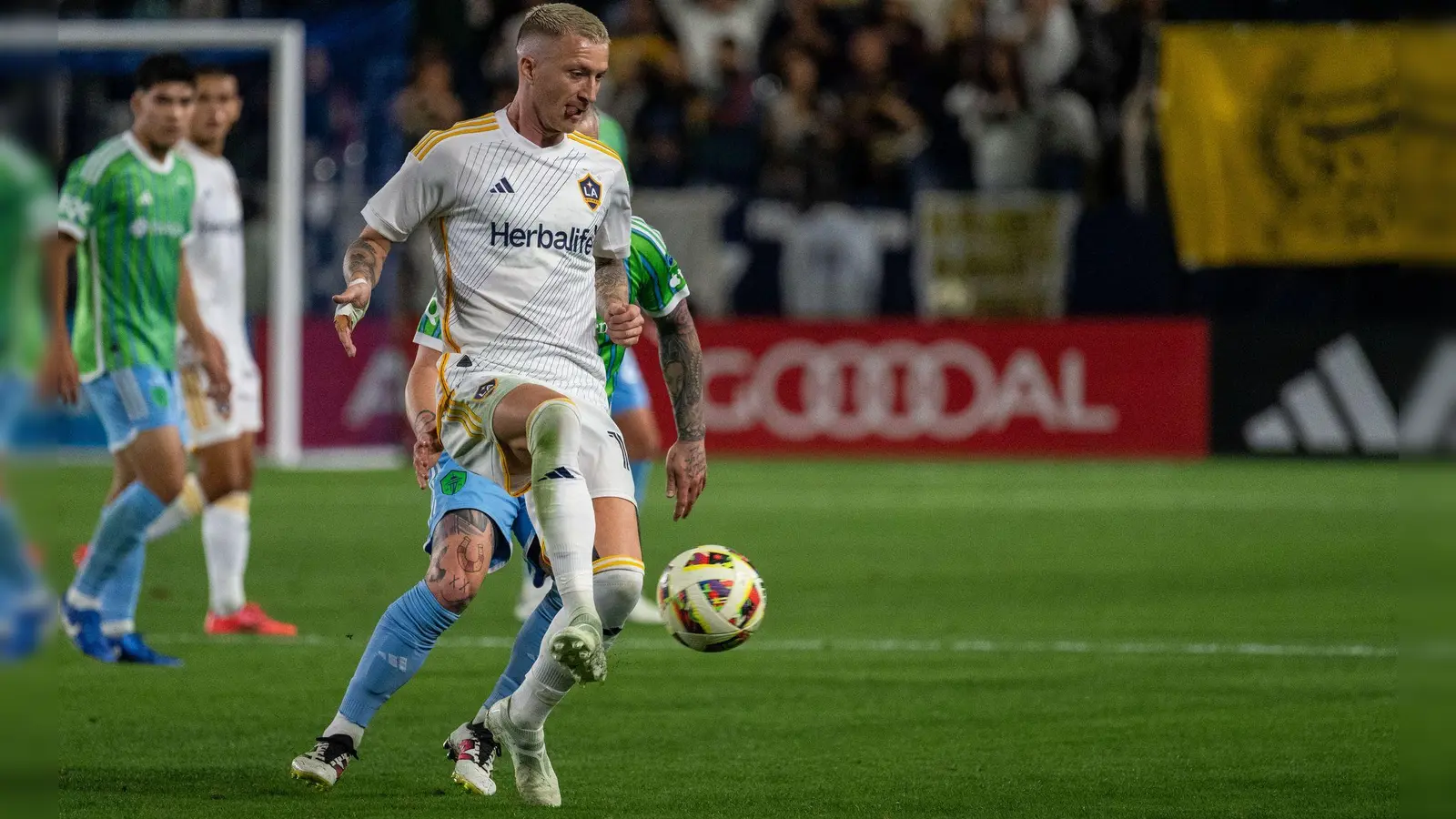 Marco Reus steht mit LA Galaxy im Finale um den MLS Cup. (Foto: Maximilian Haupt/dpa)