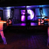 Die Lichtshow von „Lux Aeterna“ löste Begeisterungsstürme aus. (Foto: Alexander Schäffer)