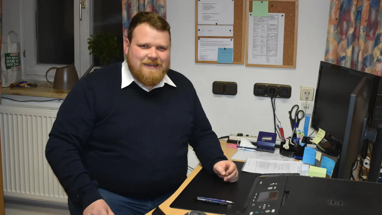 Florian Hirsch kandidiert erneut als Bürgermeister für die Gemeinde Simmershofen. (Archivbild: Ute Niephaus)