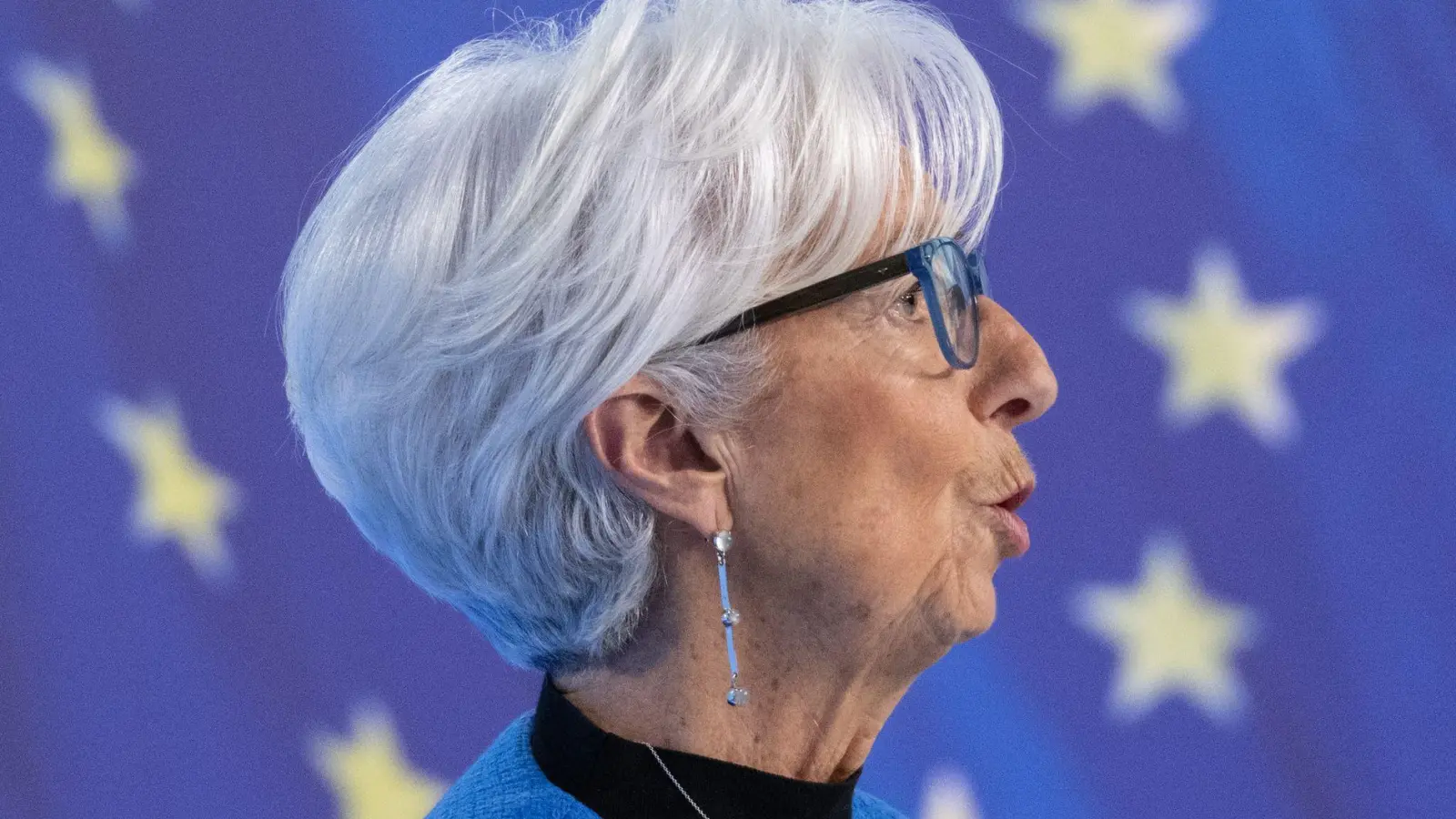 EZB-Präsidentin Lagarde sieht den Rückgang der Inflation auf gutem Weg (Archivbild) (Foto: Boris Roessler/dpa)