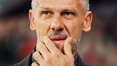 Trainer Martín Demichelis von RB Leipzig steht weiter unter Druck. (Archivbild) (Foto: Jan Woitas/dpa)