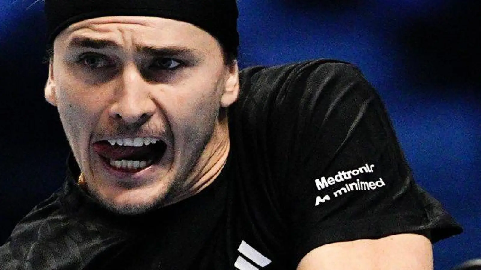 Alexander Zverev musste im letzten Gruppenspiel hart kämpfen. (Foto: Marco Alpozzi/LaPresse via ZUMA Press/dpa)