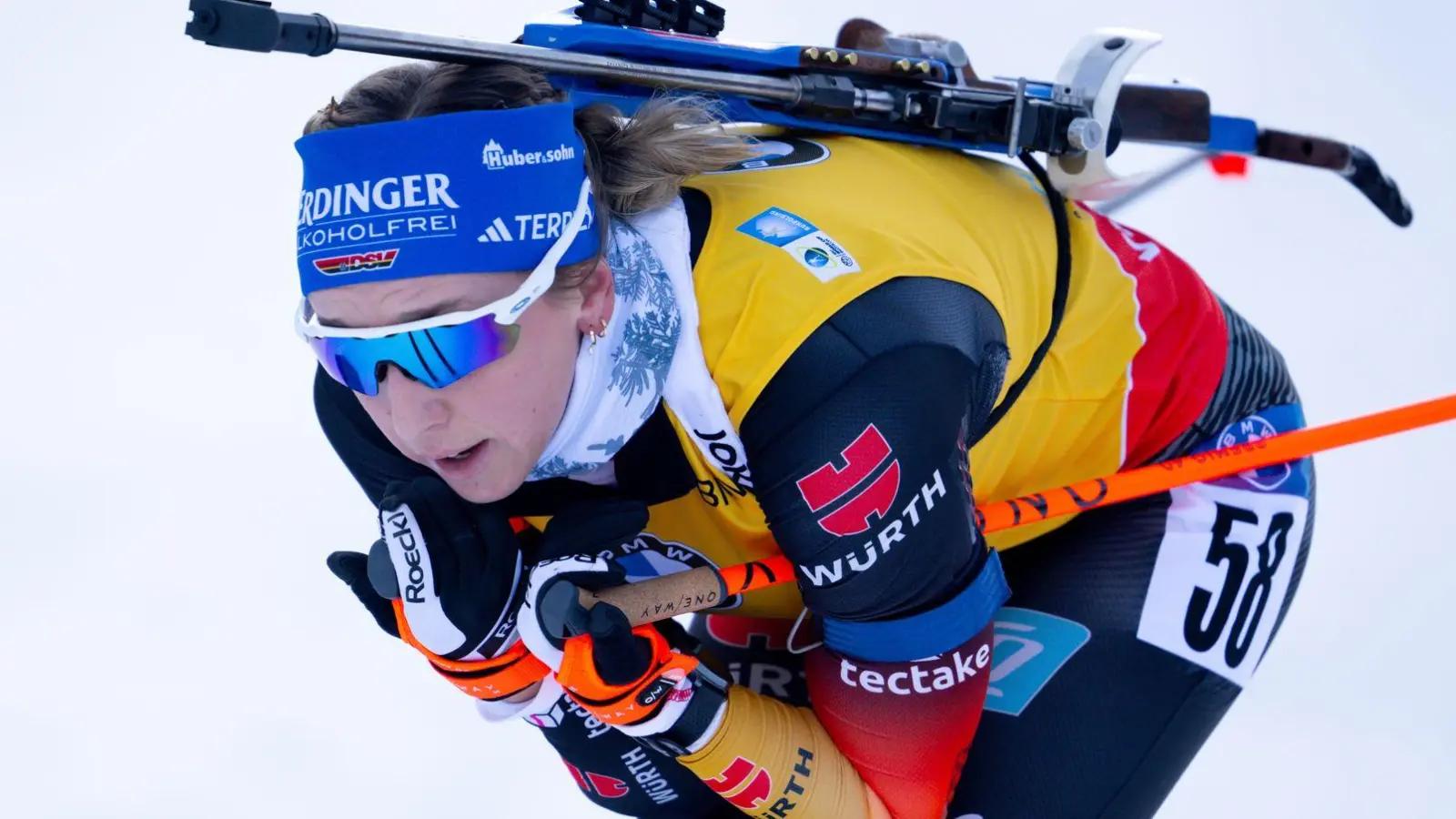 Franziska Preuß bleibt im Gesamtweltcup weiter vorn. (Foto: Sven Hoppe/dpa)