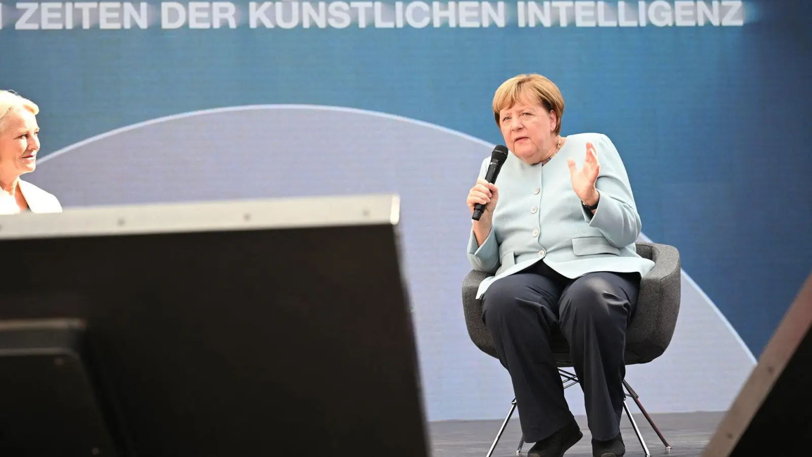 Angela Merkel sieht KI positiv, hat aber auch Bedenken. (Foto: Wolf von Dewitz/dpa)