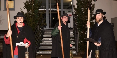 Die Dombühler Nachtwächter.  (Foto: Marktgemeinde Dombühl)