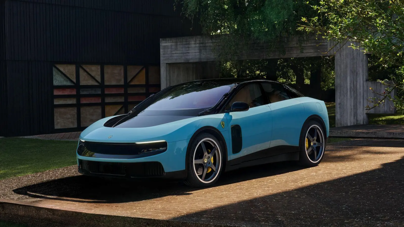 Das Design des neuen Ferrari Luce ist umstritten. (Foto: Ferrari/PA Wire/dpa)