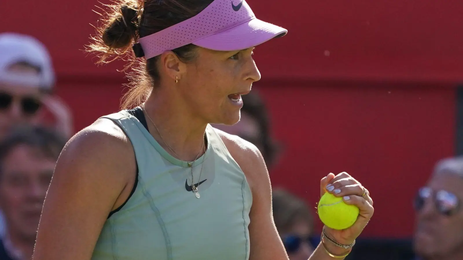 Tatjana Maria hat ihr Auftaktspiel in London gewonnen. (Foto: Alberto Pezzali/AP/dpa)