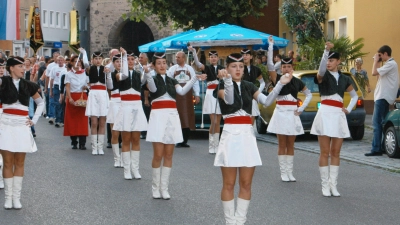 Da war die Partnerschaft zwischen Szendrö und Leutershausen noch in voller Blüte: 2005 trat bei der Kirchweih eine Folkloregruppe aus Ungarn auf. (Archivfoto: Ulrich Brühschwein)