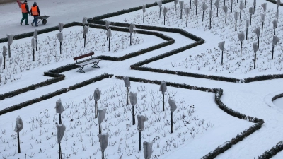 Im Freistaat bleibt es vorerst frostig.  (Foto: Karl-Josef Hildenbrand/dpa)