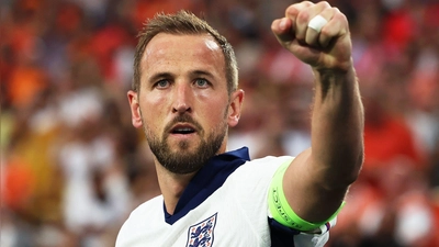 Wird er der neue EM-Torschützenkönig? Englands Harry Kane von Bayern München. (Foto: Friso Gentsch/dpa)