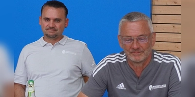 Übergangsweise übernahm Thomas Raßbach (rechts) wieder den Job im Kreis Nürnberg/Frankenhöhe, der künftige Kreisspielleiter heißt aber Tamer Amet (links). (Foto: Bastian Lauer)