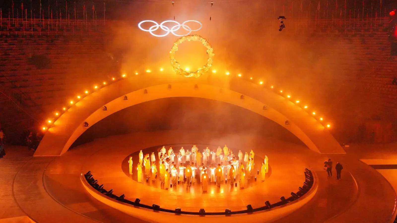 „Schönheit in Aktion“: Die Schlussfeier in Verona wurde ihrem Motto gerecht. (Foto: Michael Kappeler/dpa)