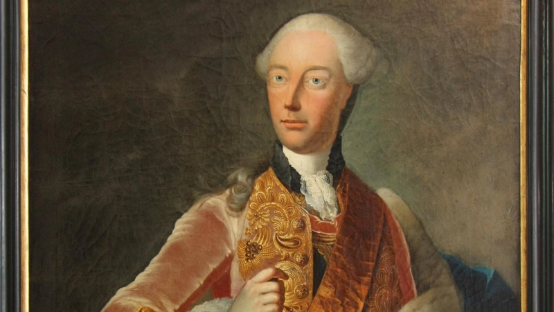 Er verdiente mit dem Verleih von Soldaten 45.000 Bancothaler pro Jahr: Markgraf Alexander, hier abgebildet auf einem Portrait, das im Ansbacher Markgrafenmuseum hängt. (Repro: Alexander Biernoth)