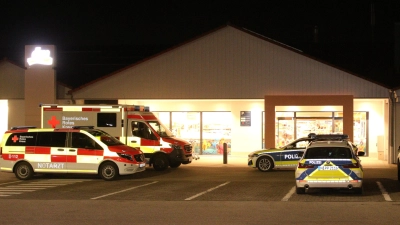 Dieser Drogeriemarkt in der Ansbacher Welserstraße war eines der Ziele der Jugendlichen.  (Foto: NEWS5/Markus Zahn)