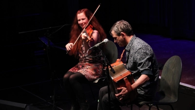 Ein Ausnahme-Duo: Gudrun Walther und Andy Cutting. (Foto: Jens Plackner)