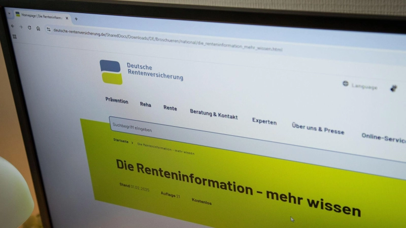 Auf der Website der Deutsche Rentenversicherung können Versicherte, Rentner und Hinterbliebene zahlreiche Dokumente kostenlos online anfordern.  (Foto: Christin Klose/dpa-tmn)