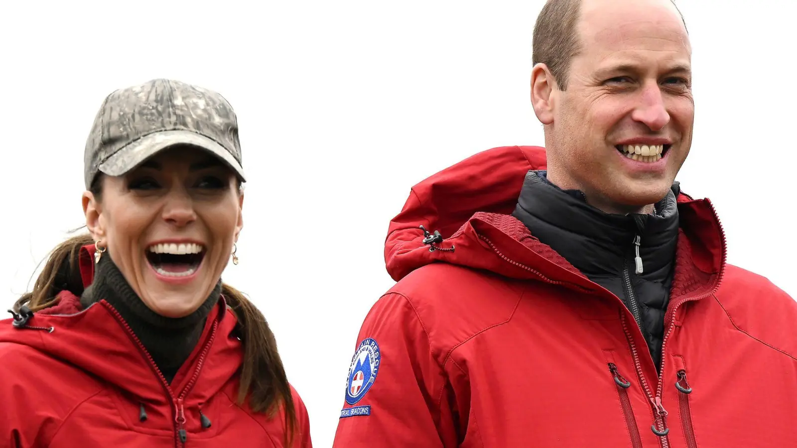 Kate und William halten sich an ihrem Hochzeitstag in Wales auf. (Foto: Matthew Horwood/Pool Getty/AP/dpa)