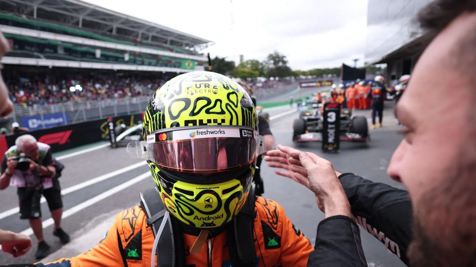 Vieles spricht nun für Lando Norris&#39; ersten WM-Triumph. (Foto: Ettore Chiereguini/AP/dpa)