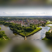 Die sternförmige Festungsanlage von Naarden ist ein beeindruckendes Beispiel europäischer Baukunst und zählt zu den am besten erhaltenen Festungsstädten Europas. (Foto: Robbert Frank Hagens/ANP/dpa-tmn)