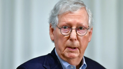 Mitch McConnell, führender Republikaner im US-Senat. (Foto: Timothy D. Easley/AP/dpa)