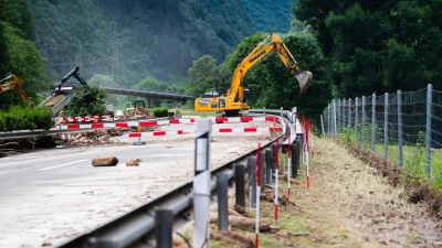 Die Bauarbeiten an der A13 gingen schneller voran als erwartet.  (Foto: Samuel Golay/KEYSTONE/TI-PRESS/dpa)