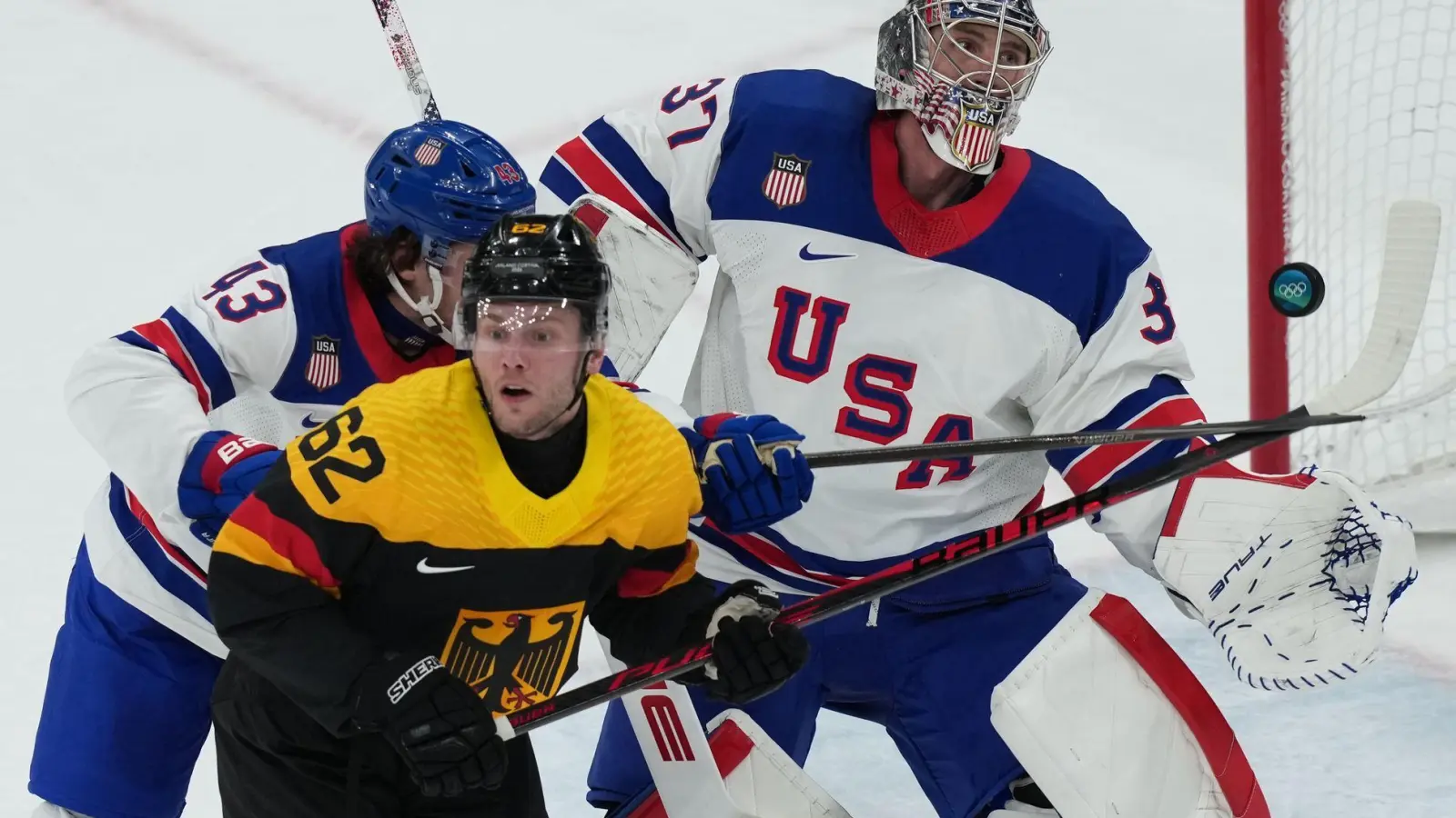 Gegen Weltmeister USA kassierte Deutschland eine abschließende Vorrunden-Niederlage (Foto: Carolyn Kaster/AP/dpa)