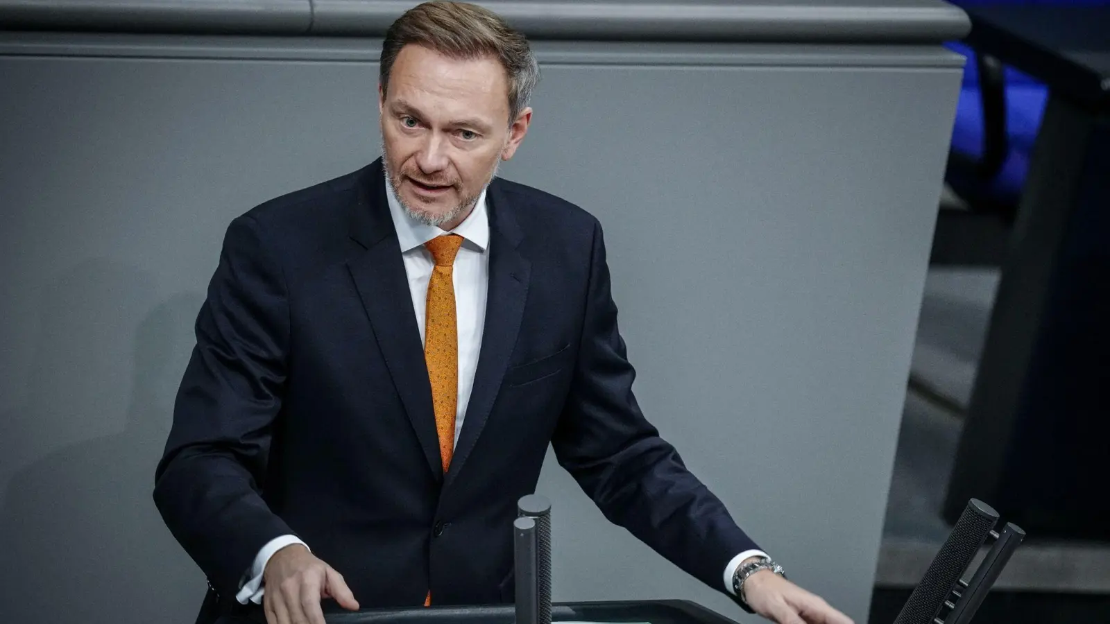 Bundesfinanzminister Christian Lindner will die Schuldenbremse teilweise reformieren. (Foto: Kay Nietfeld/dpa)