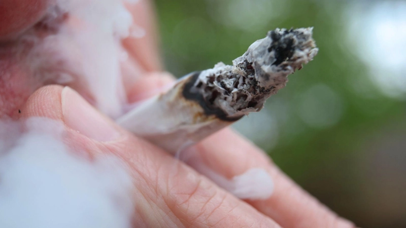 Mehr als 100 Joints sind an einer Tankstelle sichergestellt worden. (Symbolbild)   (Foto: Karl-Josef Hildenbrand/dpa)