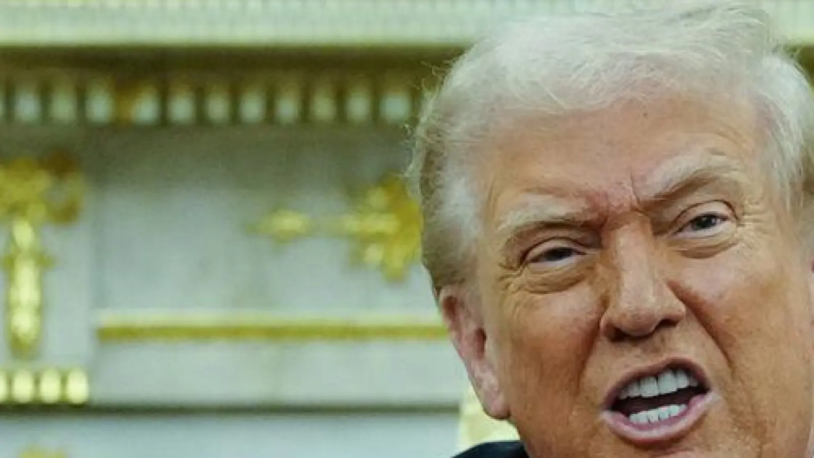 US-Präsident Trump (r.) greift Bundeskanzler Merz (l.) wieder an. (Archivbild) (Foto: Kay Nietfeld/dpa)